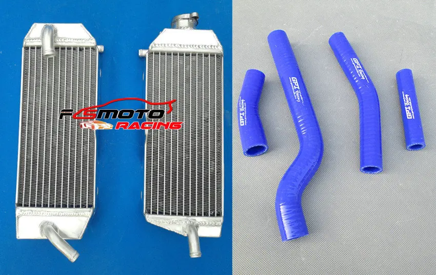 

L&R Aluminum Radiator + Silicone Hose Cooling For YAMAHA YZ426F WR426F YZ450F WR450F 2000-2005 05 04 03 02 01 00