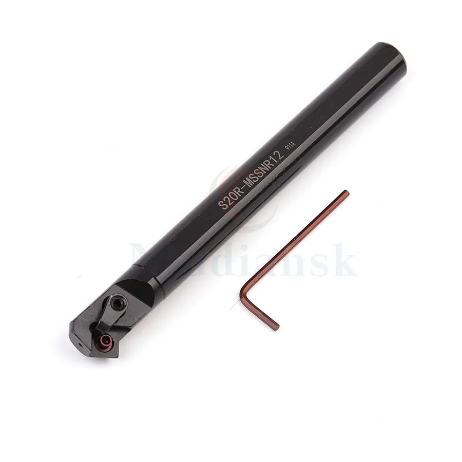 Internal Turning Tool Holder S20R-MSSNR12 Cutter S25S-MSSNR12 S20R-MSSNL12 S25S-MSSNL12 CNC Lathe Arbor,SNMG1204 Carbide Inserts