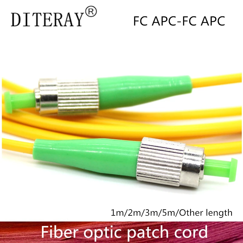 FC/APC Fiber Optic Patch Cord Cable FC-FC 1/3/5/10/20/30M Jumper Single Mode Simplex 2.0mm Optical Fibra Optica FTTH