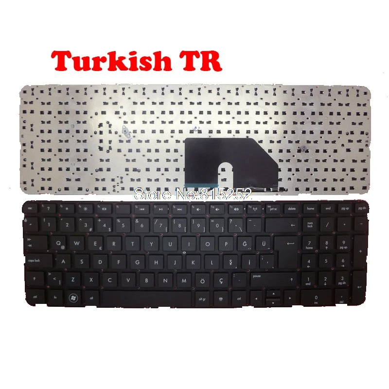 Laptop Keyboard For HP DV6-6000 665937-001 665326-001 640436-251 665326-251 640436-141 665326-141 US/RU Russian/TR Turkish