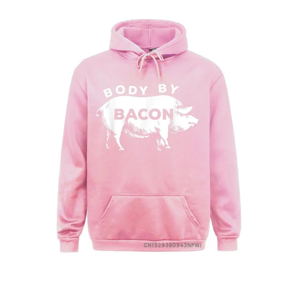 Body By Bacon Funny Pork Barbecue BBQ Grilling Foodie Pullover Sweatshirts Labor Day Hoodies For Women Graphic Sweatshirts