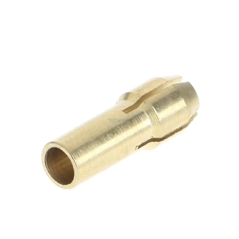 Nuolux 8-teiliges Messing-Spannzangen-Set – 1,0 Mm Bis 3,2 Mm, Für Dremel & Drehwerkzeuge (gold)