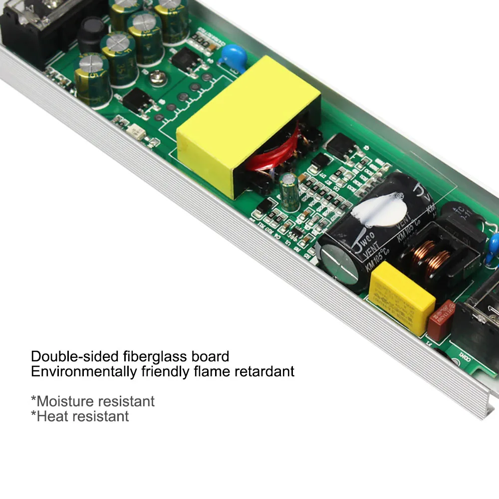 Ultra Thin LED Power Supply DC12V 24V Lighting Driver Transformers 60W 100W 150W 200W 300W AC190-240V Driver For LED Strips