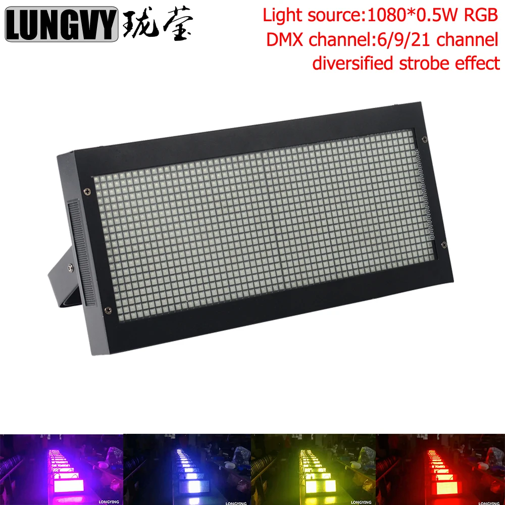 600W DMX Strobe Flash Light RGB Led Strobe Light Stage Effect Strobe Light For Club Show Home Bar Party Light