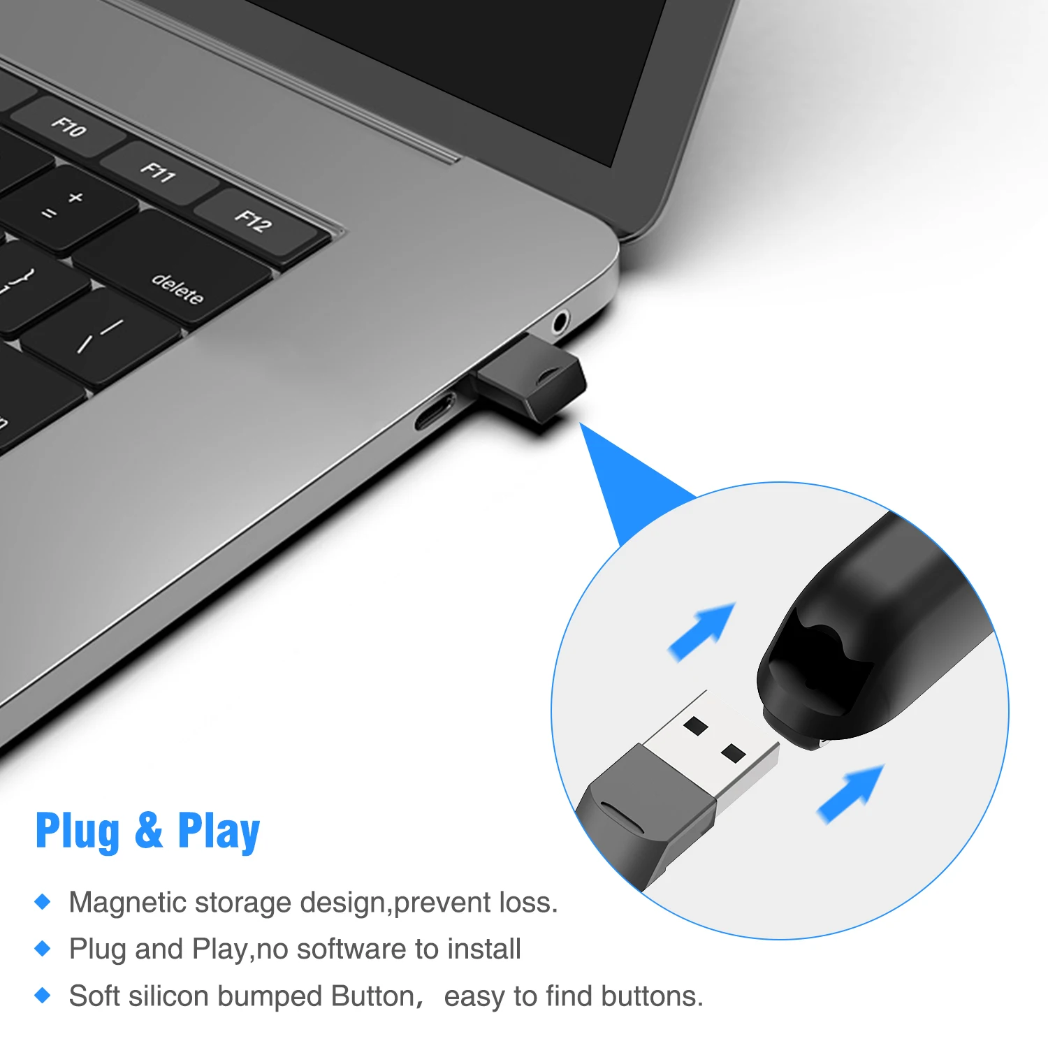 2.4GHz لاسلكي الضوء الأحمر مقدم للحصول على مؤشرات التحكم عن بعد مع الهواء وحدة التحكم عن بعد في الماوس باور بوينت لعرض باور بوينت