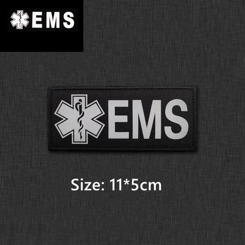 Parche EMS reflectante primeros auxilios – Insignia táctica - imagen 3