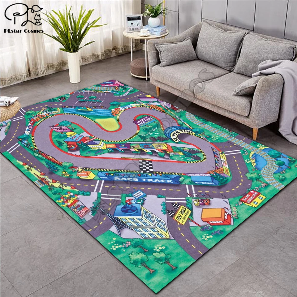 Children Cartoon Kids baby Play Mat Board Game Large Carpet for Living Room climbing mat Cartoon Planet Rug Maze princess castle