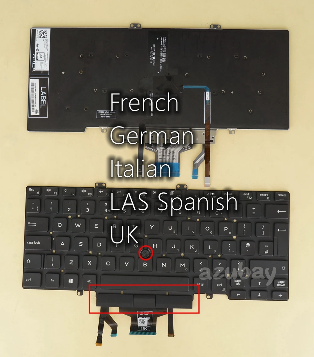 frances alemao italiano espanhol reino unido teclado para dell latitude 5400 5401 5410 5411 y2023 07rr5h 07xh1w 086jn5 09gg3w 07d2r0 backlit 01