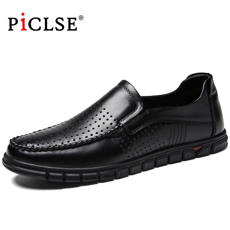 Genuine Leather Men shoes Fashion Casual Leather shoes Men loafers Comfortable Moccasins Driving shoes male zapatos hombre