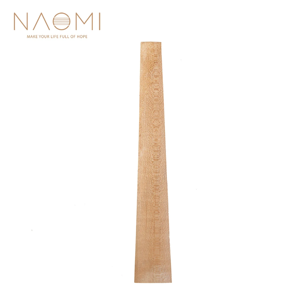 

NAOMI Maple Wood Violin Fretboard Unfinished 4 Strings Violin Fingerboard Fit For 4/4 3/4 1/2 1/4 1/8 Violin Use