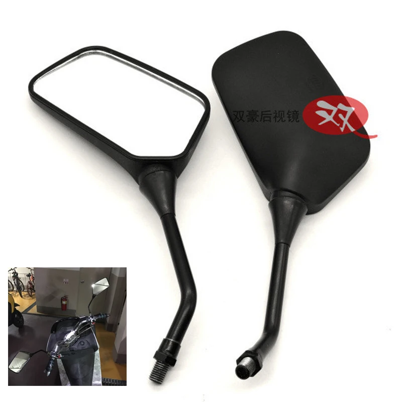 black motorbike accessories moto rear view mirrors for kawasaki honda suzuki benelli yamaha mirror motorcycle rearview Mirror