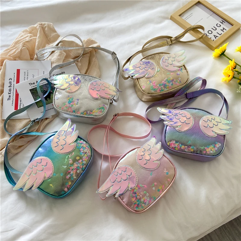 

Children's Small Wings Laser Quick Sandbag Gold/Purple/Silver/Pink/Blue