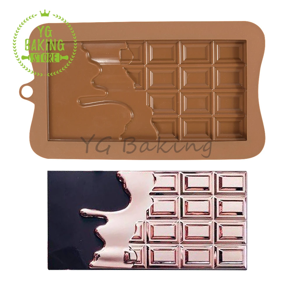 Dorica New Arrival Chocolate Chunks Pattern Silicone Mold Diy Craft Dessert Cake Mould Kitchen Accessories Bakeware