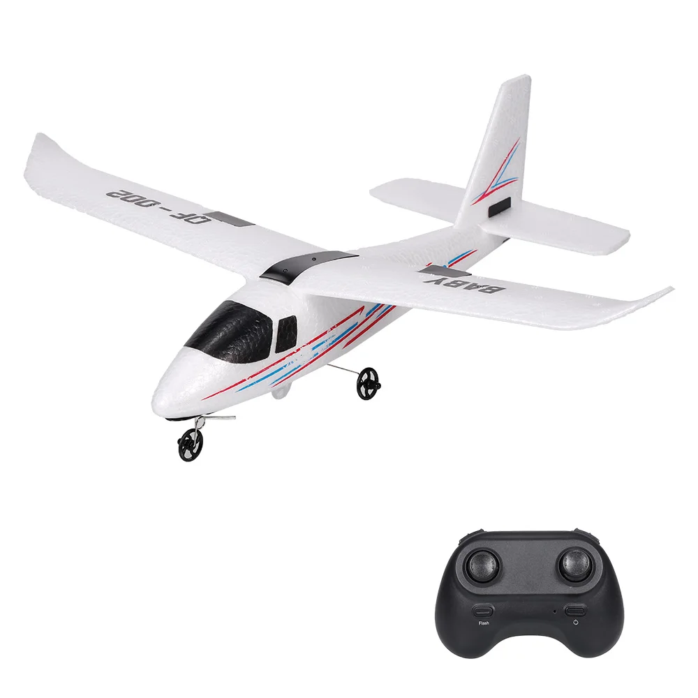 

Remote Control Glider QF002 DIY assembled 2.4G drop-resistant EPP fixed wing rc airplane electric planes aircraft for Beginner