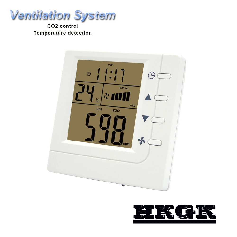 CO2 air controller RS485 air quality monitoring instruments,ventilation system controller