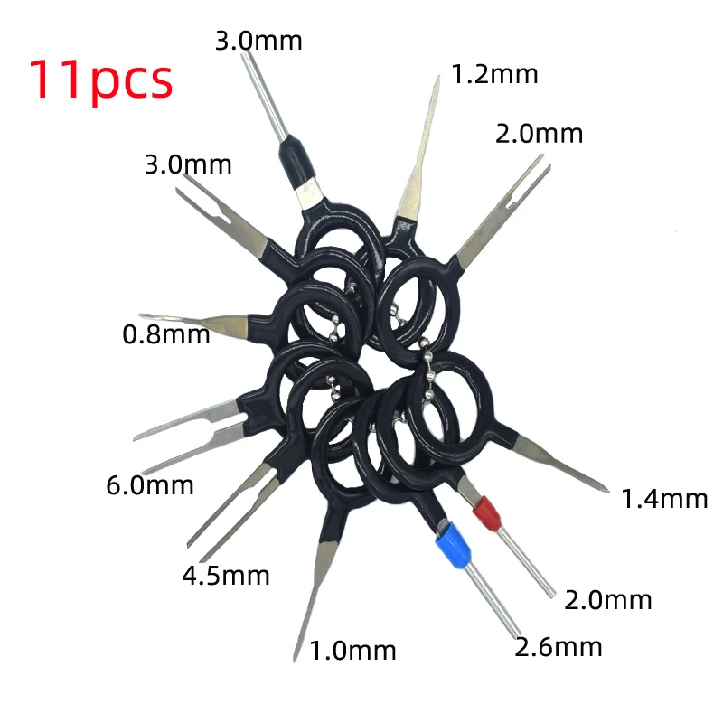 3/11/18/41pcs Car Terminal Removal Electrical Wiring Crimp Connector Pin Extractor Kit Car Electrical Repair Hand Tools