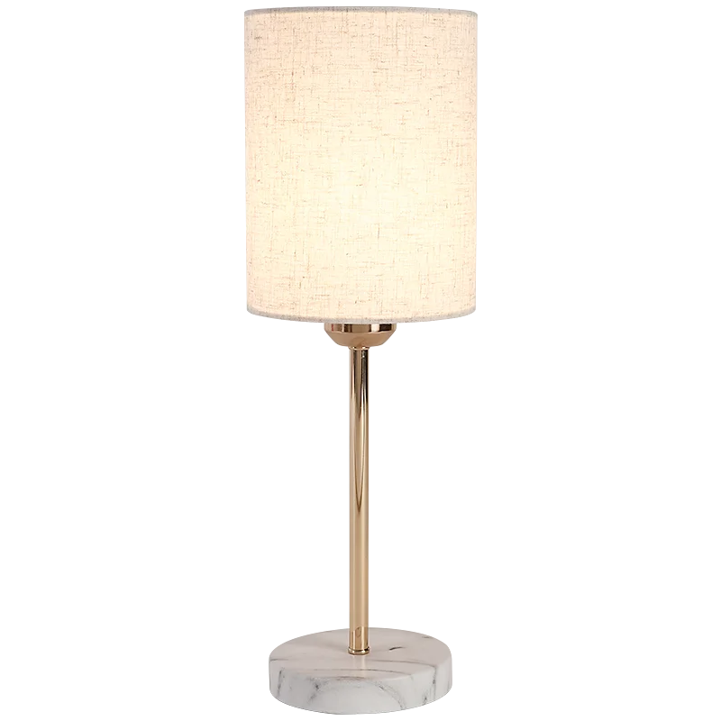 

Europe Table Lamp With Cloth Lampshade For Bedroom Bedside White Black Table Reading Lights Modern Living Room Lighting