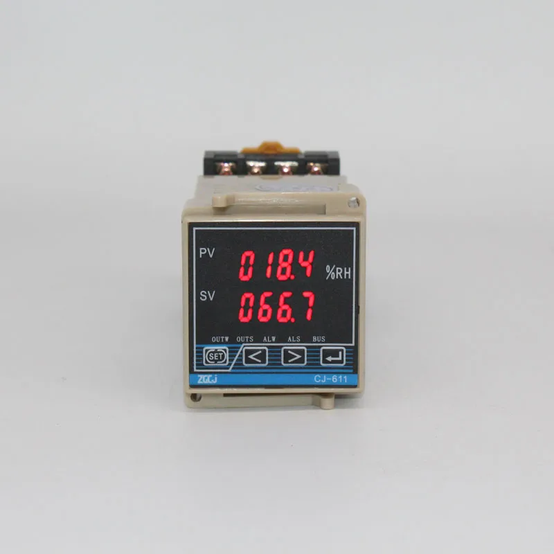 humidity controller relay output din-rail type 0-99.9%RH  digital Hygrometer humiture sensor