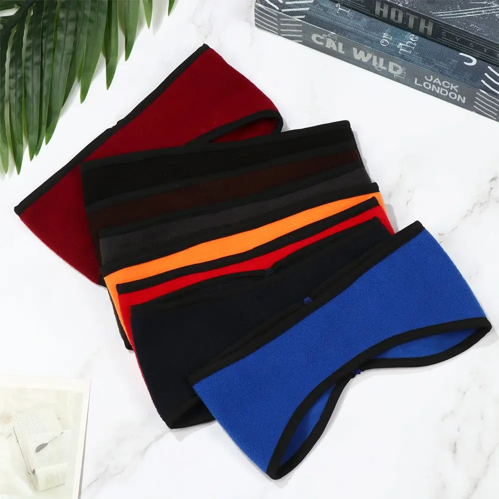 1 pz sport all'aria aperta capelli sudore Fleece Ear Cover Winter Sweatband Running Headband Ear Warmer paraorecchie fascia