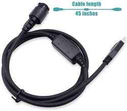 Replace HKN6184 USB Programming Channel Cable for Motorola MotoTrbo APX-4500 APX-6500 APX-7500 XTL5000 XTL2500 Mobile Radio