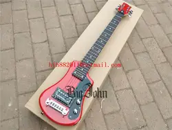 Mini Blue or Red Children Electric Guitar,Mahogany Body, Maple Neck, Rosewood Fingerboard, Chrome Hardware with Bag, BJ-374