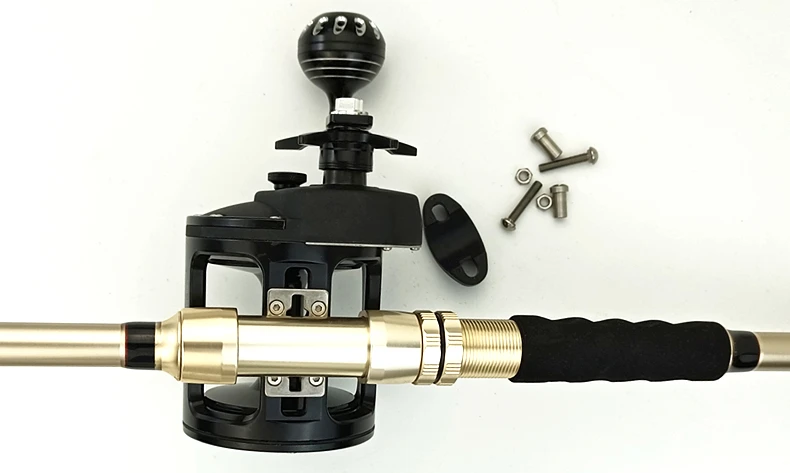 TR10000 Full Metal Heavy Trolling Reel Strong 30kg Drag Power Blue See Boat Fishing Big Drum Reel Right Hand Baitcasting Reel