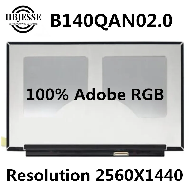 Imagem -03 - Tela Lcd Dolby 40pin Lpm140m420 0000ny679 01yu646 Peça para Thinkpad x1 2023 18 19