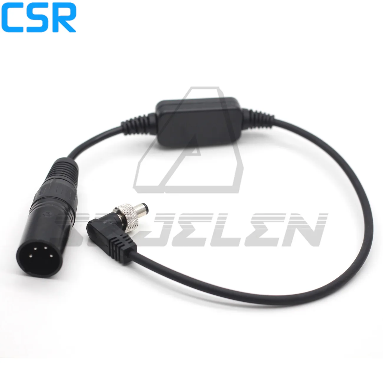 

XLR 4pin male TO Screw DC2.1 power cord 12V