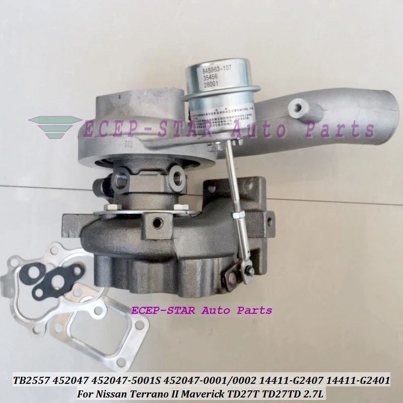 Turbo TB2557 452047 452047-5002S 452047-0002 14411G2401 14411-G2401 14411-G2407 For Nissan Terrano II Maverick TD27T TD27TD 2.7L