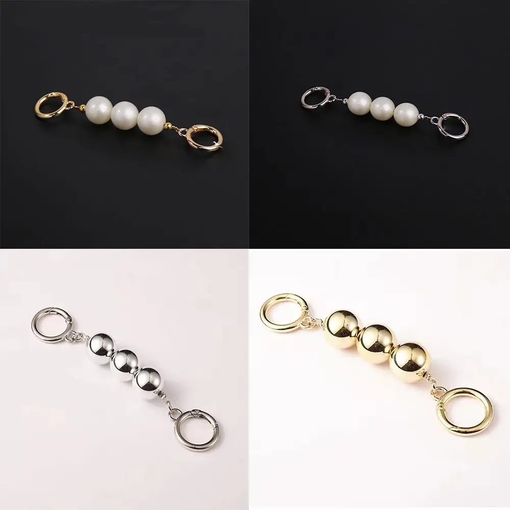 Charms Bag Accessories Purse DIY Handbag Extender Bag Strap for Cross-Body Hanging Chain Pearl Bag Chain