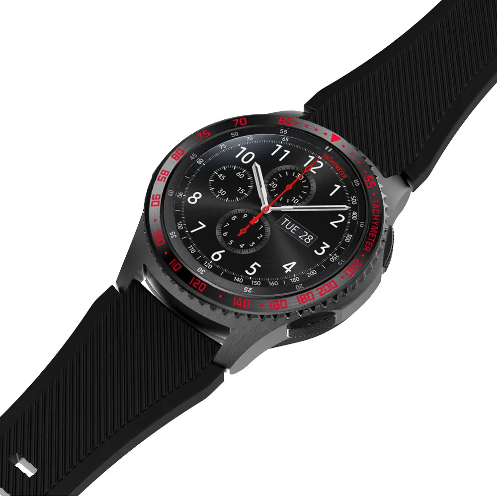 Metal Bezel Ring Case For Samsung Galaxy Watch 46mm 22mm Bezel Styling Frame Case Cover Protection For Samsung Gear S3 Frontier