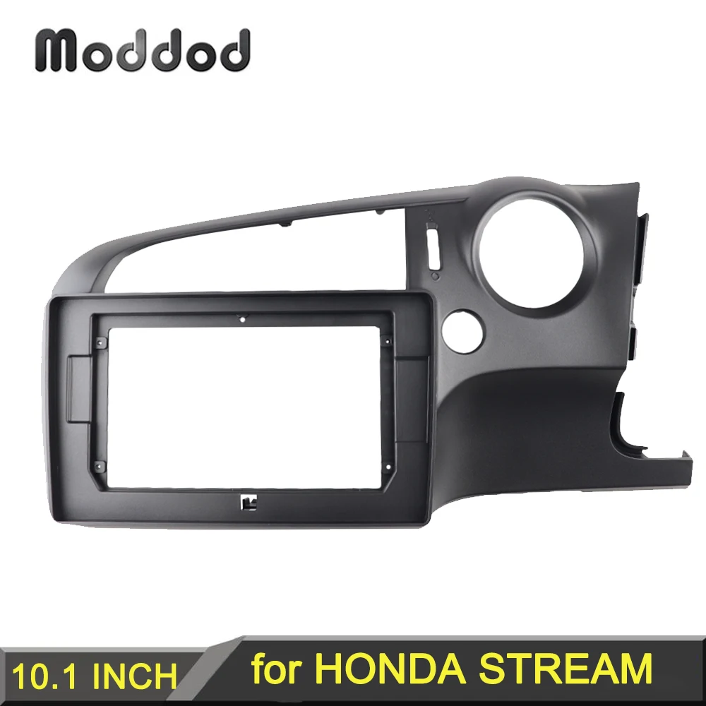 

Автомобильная радиоустановка Fascia ДЛЯ HONDA STREAM 2006-2013 10,1 дюйма GPS навигационная рамка стерео GPS DVD плеер установка панель Адаптер крышка