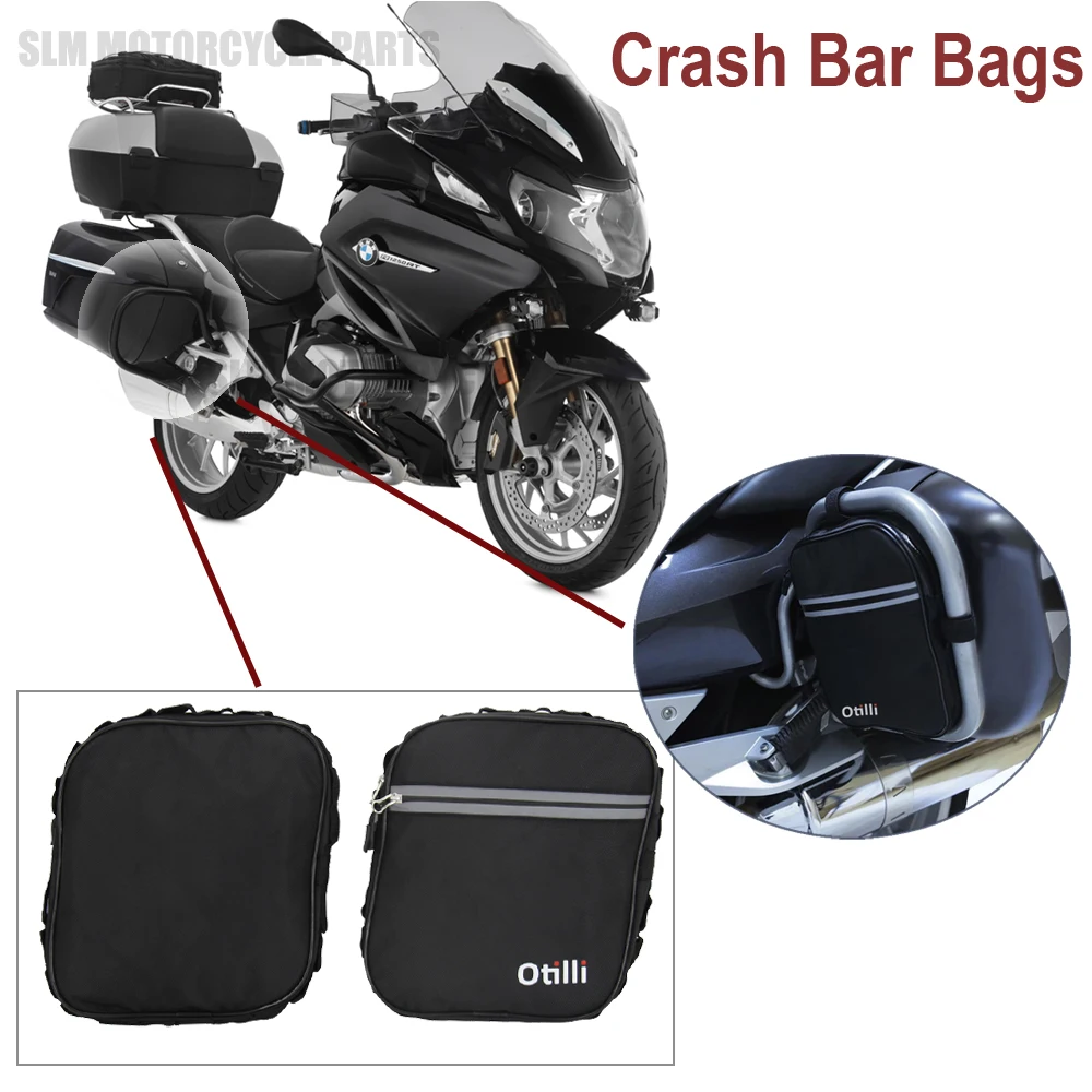 

NEW Motorcycle Back Crashbars For BMW R 1200 RT K 1600 GT/GTL R1200RT Crash Bar Bags Frame Bag Storage Bags