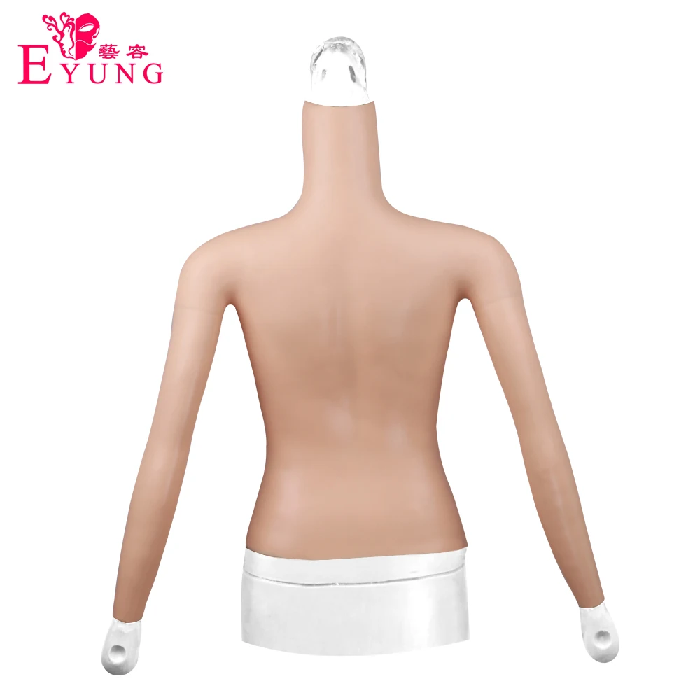 EYUNG With Arms Breast Prosthesis For Crossdresser Breast Forms Realistic Fake Boobs Tits Enhancer Crossdresser Drag Queen