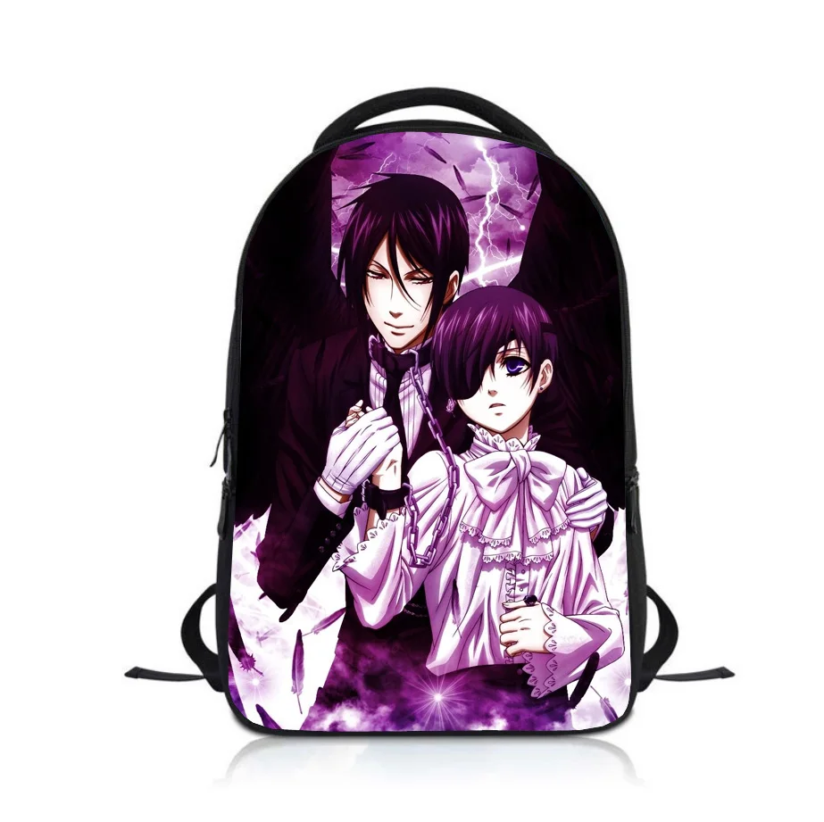Anime Black Butler Studenten Rucksack Schule Tasche Kinder Cartoon Rucksack Jungen Mädchen Rucksack Kinder Bookbag Satchel