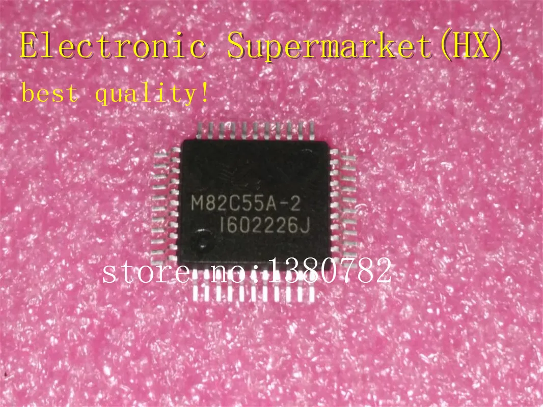 Free Shipping 50pcs/lots MSM82C55A-2  M82C55A-2  M82C55A  M82C55 QFP-44 New original  IC In stock!
