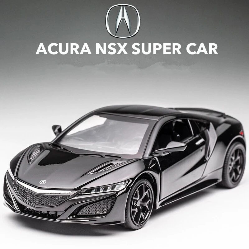 New 1:32 Acura NSX Alloy Sports Car Model Diecast & Toy Vehicles Metal Super Car Model Simulation Sound Light Childrens Toy Gift