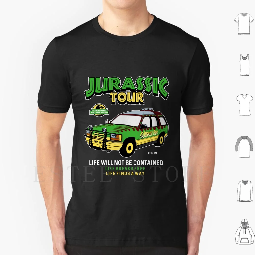 Dinosaur Tour Fun Movie Spoof T Shirt Print Cotton Dinosaur Tour Fun Movie Spoof