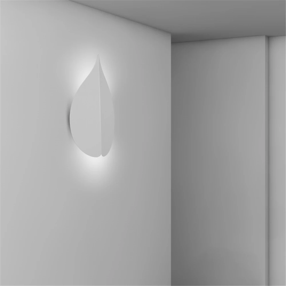 Indoor Wall Lamp Modern Led lights Personality Nordic Leaf Lamp Living Room Wall Light Decoration Bedroom Bedside Lamp Sconce image 5