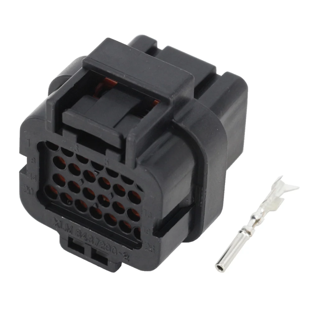 26 دبوس موصل سالب موصل FCI استبدال ECU التوصيل محطة 3- 1437290 -7 26P #5