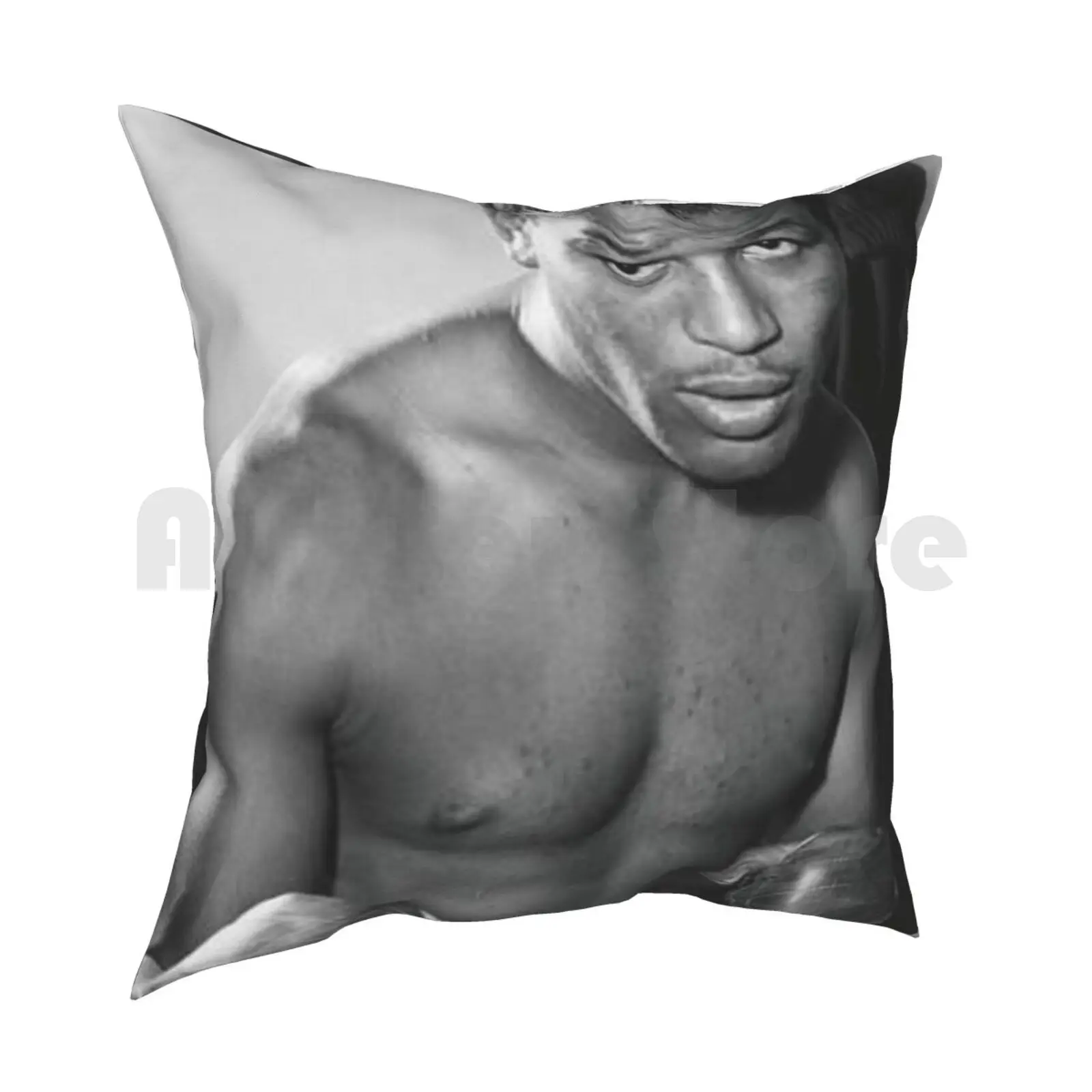 Sugar Ray Robinson Pillow Case Printed Home Soft Throw Pillow Sugar Ray Robinson Boxing Fighting Combat 1940S 40S Retro