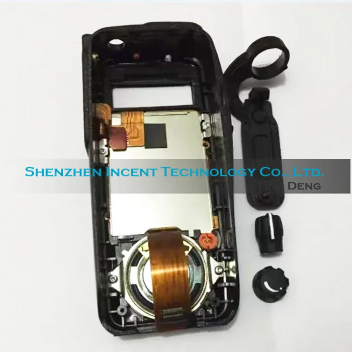 VOIONAIR Front Outer Case Housing Cover Shell Speaker Mic and Flat Cable for Motorola XIR P8268 Radio