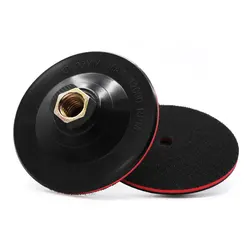 4 Inch 100mm Thin Plastic Backer Pad M14 & 5/8-11 Thread Backing Pad With Hook & Loop Abrasive Tool Diamond Polishing Pads