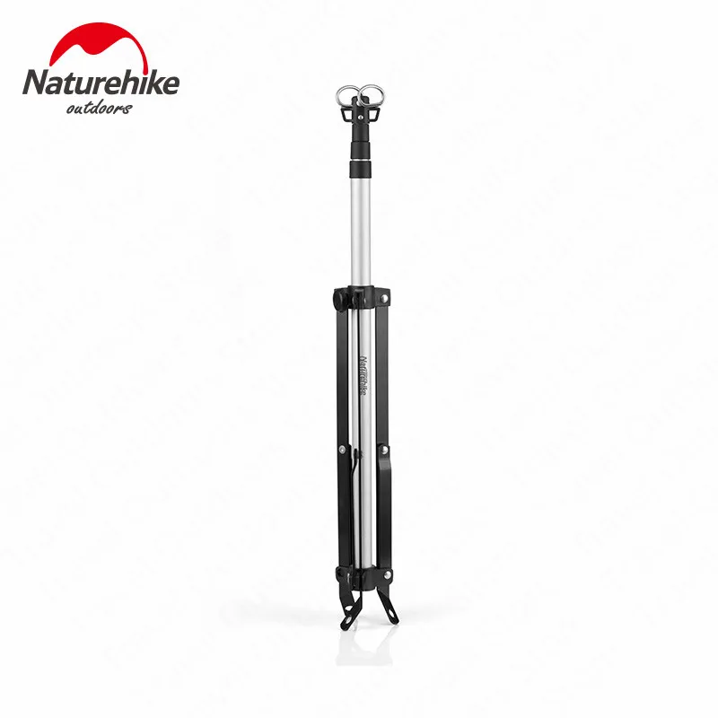 Naturehike Ultralight Camping Light Holder Folding Telescopic Tripod Lamp Holder Stable Stand Camping Accessories Removable