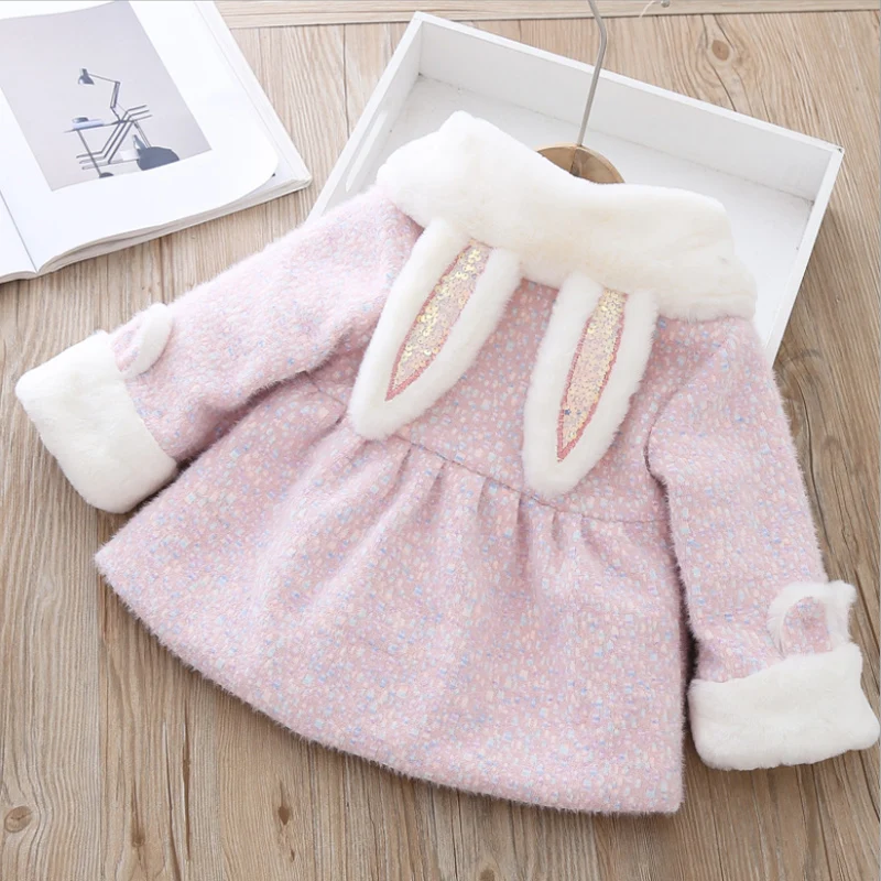 Autumn Winter Hooded Jackets Overalls For Newborn Girl Fashion Warm Clothing Outerwear Toddler Baby Down Coats Cotton Clothes