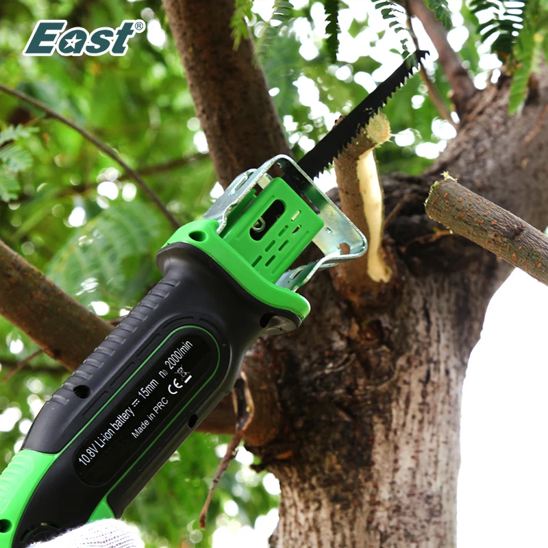 East garden tools 10.8v cordless lithium garden saw factory direct selling rechargeable battery tools woodworking tools ET1405