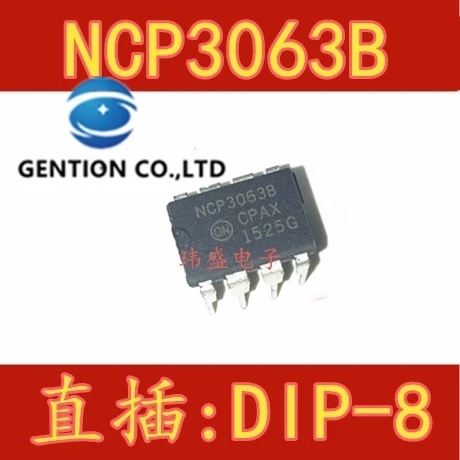 10 pces novo ncp3063 ncp3063b ncp3063bpg dc switch chip de controle dip-8 em estoque em 100% novo e o original