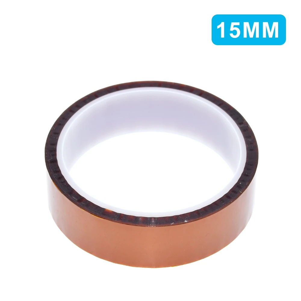 1/3 Stück, 33 Meter x 5–40 mm, hitzebeständiges Polyimidband, hitzebeständige Isolierfolie, selbstklebendes Polyimidband, 10 mm. – Detail 10