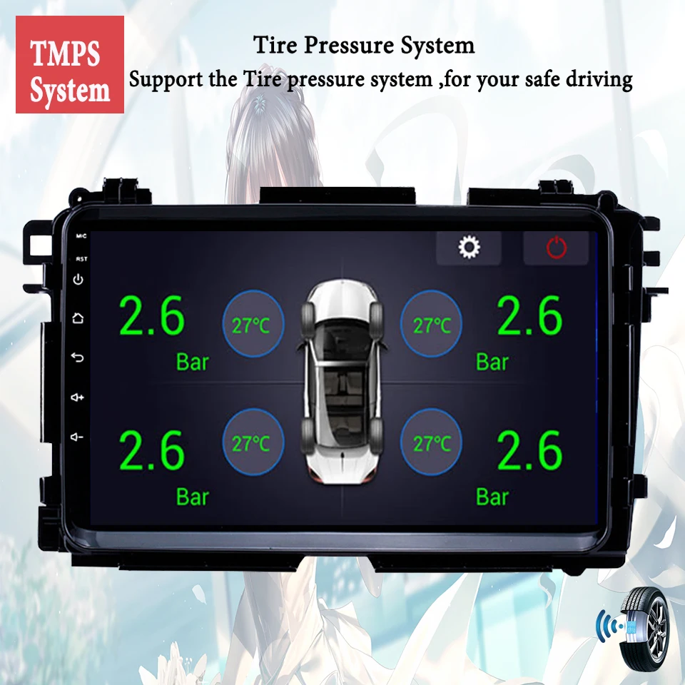 

For Honda Vezel HR-V 2014-2017 9” IPS 8G + 256G Android 13 4G Lte WiFi Car DVD Multimedia Player Radio Stereo GPS With Carplay