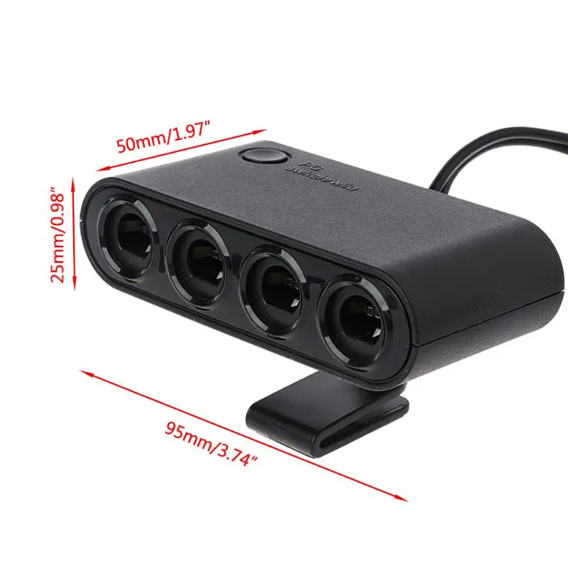 3 In 1 4 Ports GC Handle to Wiiu/PC/Switch Converter Adapter for PC Game GameCube GC Controllers Accessories